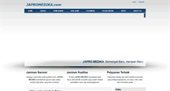Desktop Screenshot of japromedika.com
