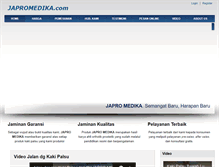 Tablet Screenshot of japromedika.com